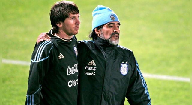 Maradona no se guardó nada al referirse sobre Lionel Messi.