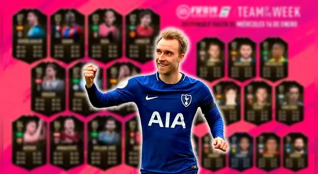 EA Sports: Christian Eriksen, Fernandinho Team of the Week 17 en el FIFA 19