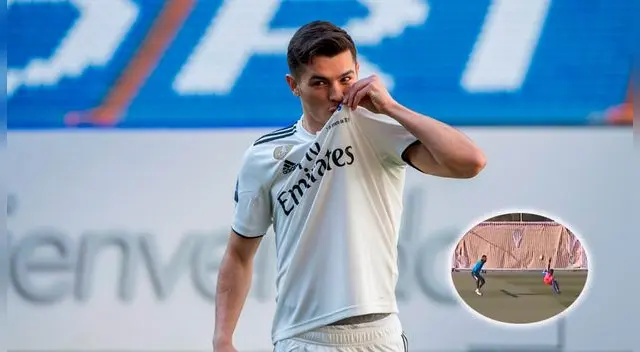 Real Madrid: Brahim Díaz y el golazo que dejó con la boca abierto a sus compañeros en el último entrenamiento [VIDEO]