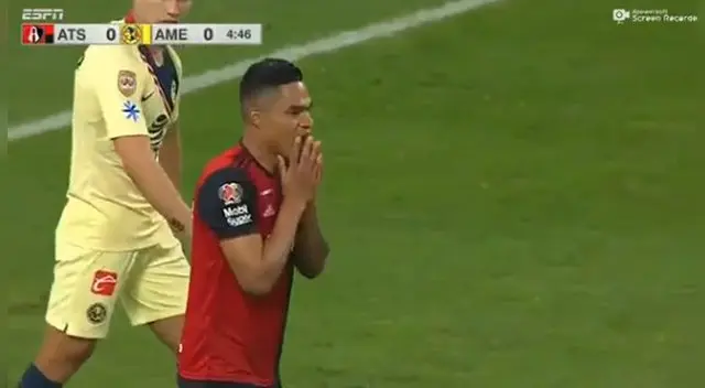 Anderson Santamaría estuvo cerca de anotar su primer gol con el Atlas | Liga MX | Club América de México.