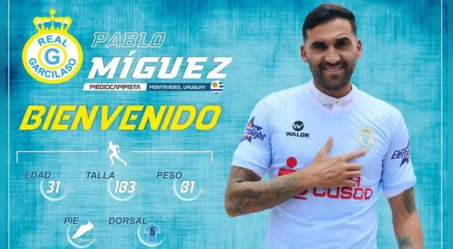 Real Garcilaso oficializa fichaje de Pablo Míguez e internautas critican a dirigentes del club