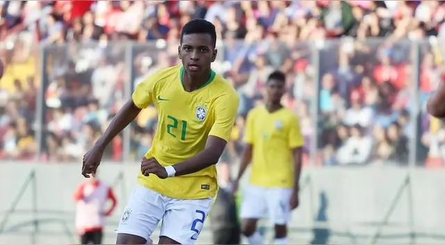 Rodrygo (Brasil) es la más prominente  figuras que el 'Scratch' tendrá en el Sudamericano Sub 20.
