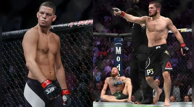 UFC: Nate Diaz se mete en el lío entre Khabib Nurmagomedov y Conor McGregor UFC: Nate Diaz se mete en el lío entre Khabib Nurmagomedov y Conor McGregor