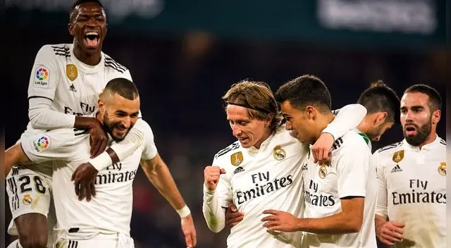 Real Madrid vs Betis: golazo de Modric para darle la victoria parcial a los merengues. 