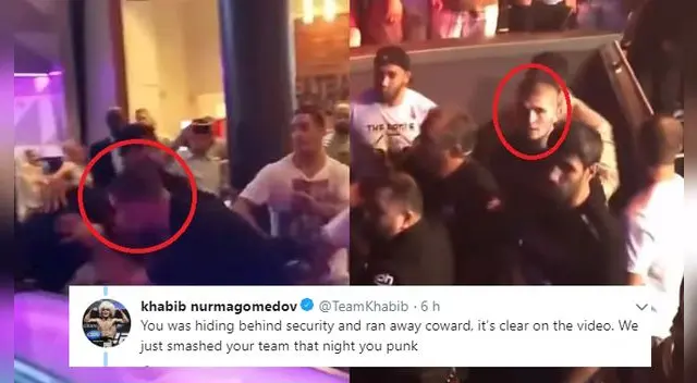 UFC: Khabib Nurmagomedov asegura que "destrozó" al equipo de Nate Diaz