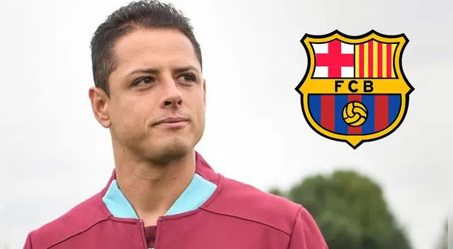 Javier Hernández ya jugó en el Real Madrid y ahora podría llegar al Barcelona. 