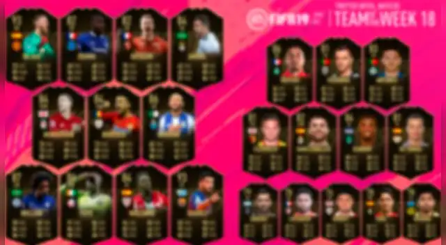 EA Sports: Predicción del 'Equipo de la Semana 18' en el FIFA 19 [FOTO]