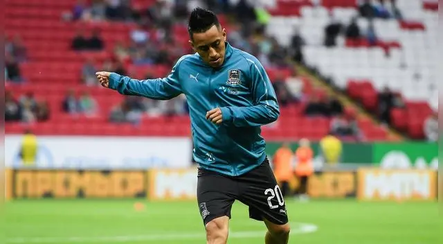 Christian Cueva dio asistencia con Krasnodar a la espera de cerrar su fichaje por Independiente