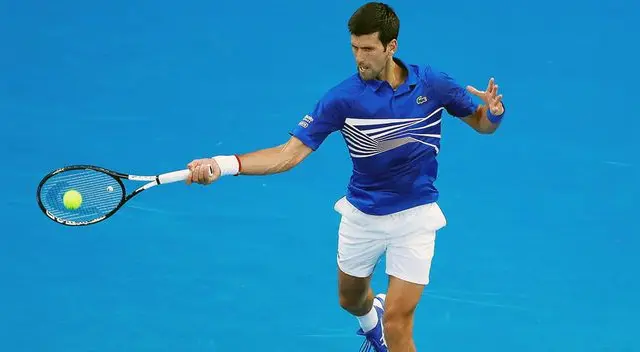 Djokovic logró una cómoda victoria. 