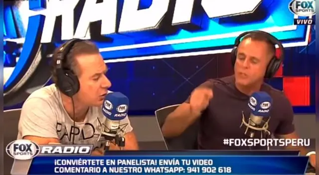 Fútbol Peruano: Eddie Fleischman discute acaloradamente con Julinho en Fox Sports Radio │ VIDEO