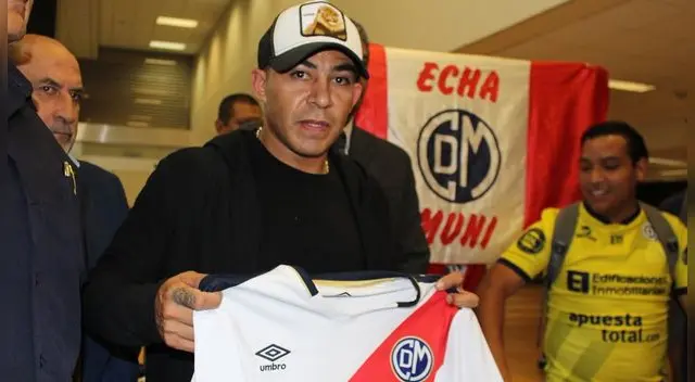 Egidio Arévalo Ríos llegó a Lima para incorporarse a Deportivo Municipal | Liga 1 2019 | Copa Sudamericana