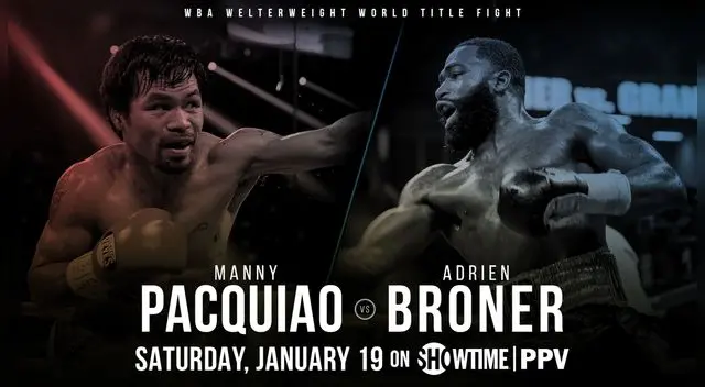 Pacquiao vs Broner EN VIVO este sábado en Las Vegas. Pacquiao vs Broner EN VIVO este sábado en Las Vegas.