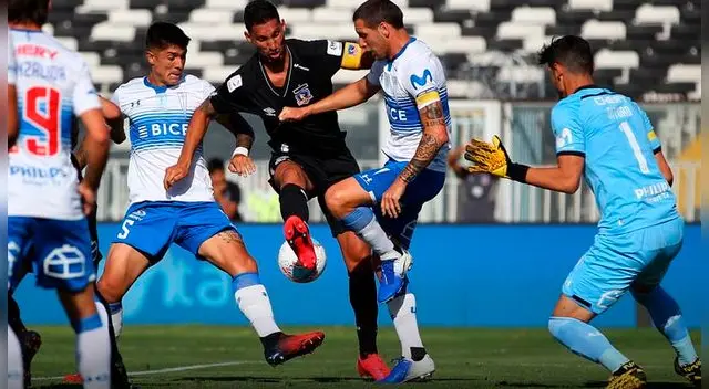 Colo Colo perdía 2-0 con la U Católica 0-2 pero el partido fue suspendido