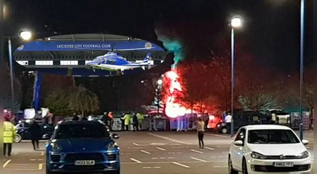 Leicester: Helicóptero del dueño tailandés cayó estrellado cerca al King Power Stadium │ VIDEO Leicester: Helicóptero del dueño tailandés cayó estrellado cerca al King Power Stadium │ VIDEO