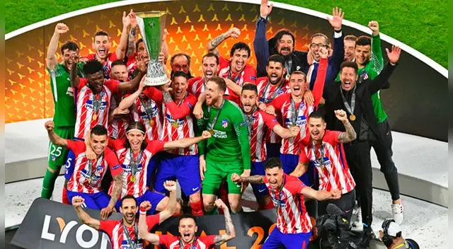 Atlético de Madrid, campeón de la Europa League tras vencer 3-0 al Olympique de Marsella Atlético de Madrid, campeón de la Europa League tras vencer 3-0 al Olympique de Marsella