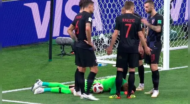 Los gritos de dolor del arquero Danijel Subašić preocuparon a todos en el Rusia vs Croacia. Los gritos de dolor del arquero Danijel Subašić preocuparon a todos en el Rusia vs Croacia.