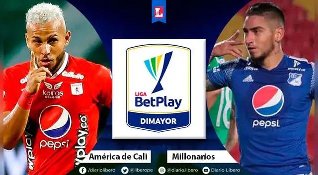 Millonarios venció 2-1 a América de Cali por la ida de los cuartos de ...