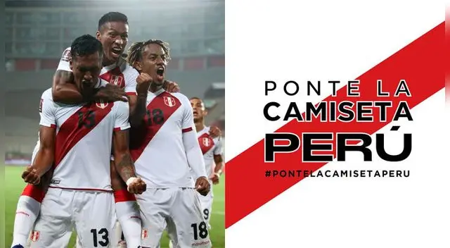 'Ponte la camiseta' es una campaña que se está viralizando en los futbolistas de la selección peruana