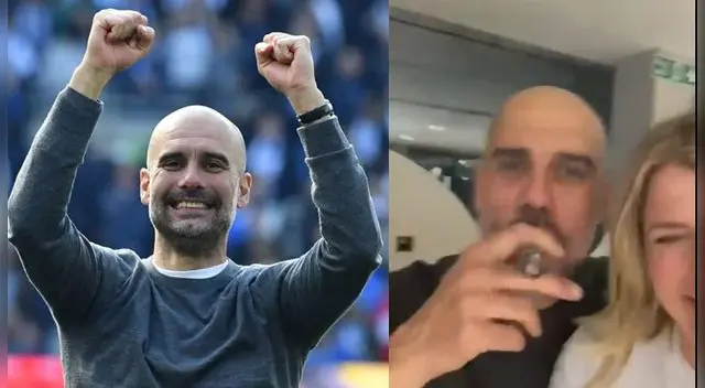 City Pep Guardiola fumando y cantando Oasis City Pep Guardiola fumando y cantando Oasis