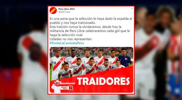 La página que pidió celebrar los goles que le hagan a la selección peruana es falsa. La página que pidió celebrar los goles que le hagan a la selección peruana es falsa.