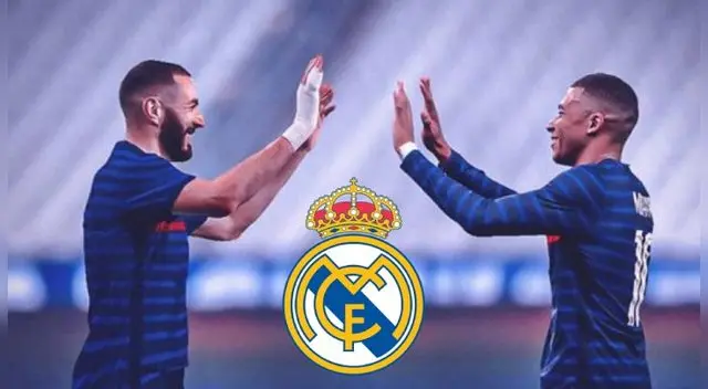 Karim Benzema y Kylian Mbappé. ¿Se encontrarán en el Real Madrid?