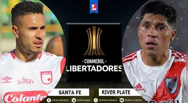 River Plate vs Santa Fe se enfrentarán por la Copa Libertadores