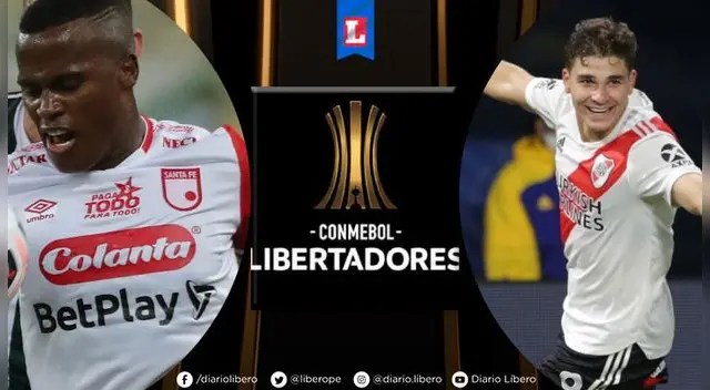 Santa Fe vs River Plate juegan por la Copa Libertadores.