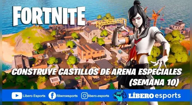 Fortnite: construye castillos de arena especiales - VIDEO