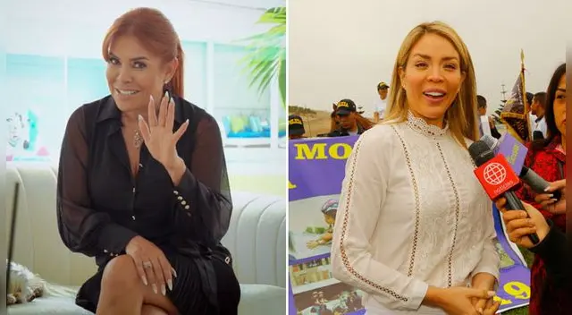 Magaly Medina le respondió a Sheyla Rojas durante la emisión de su programa por ATV. Magaly Medina le respondió a Sheyla Rojas durante la emisión de su programa por ATV.