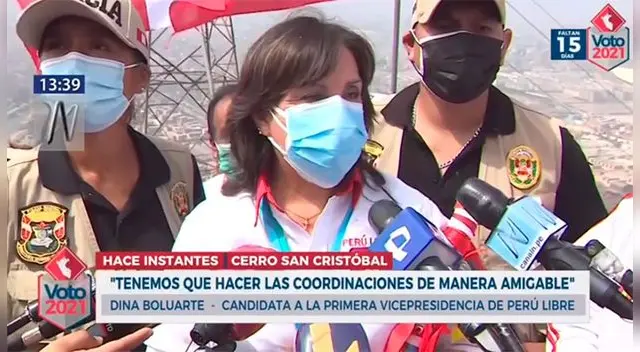 Dina Boluarte se pronunció sobre los comentarios que viene haciendo Keiko Fujimori