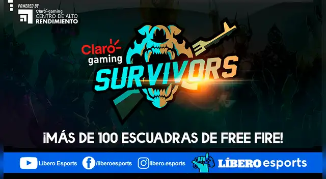 Claro Gaming Survivors de Free Fire Claro Gaming Survivors de Free Fire