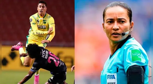 Defensa y Justicia vs Independiente del Valle arbitras mujeres Libertadores