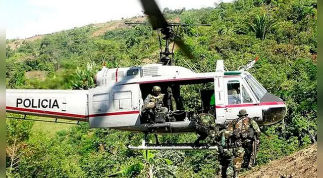 PNP: se halla sin vida a cinco agentes que iban a bordo helicóptero PNP: se halla sin vida a cinco agentes que iban a bordo helicóptero