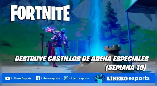 Fortnite: destruye castillos de arena especiales - VIDEO