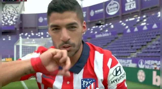 Luis Suárez anotó el 2-1 para Atlético sobre Valladolid Luis Suárez anotó el 2-1 para Atlético sobre Valladolid