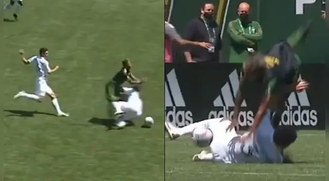 Andy Polo sufrió de terrible embestida en la MLS