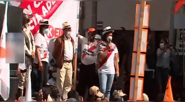 Keiko Fujimori aseguró que llegaría a Junín para pedirle a Vladimir Cerrón que "ponga orden en su partido". Foto: Captura - El Popular.