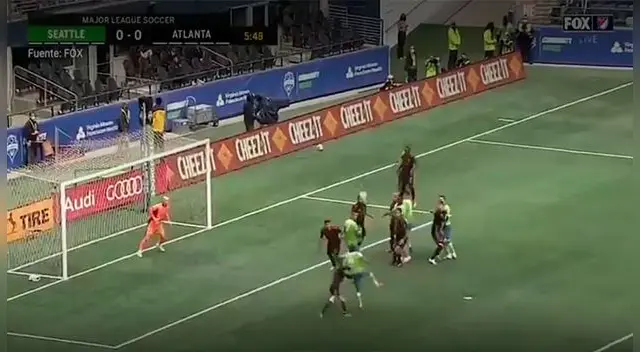 Raúl Ruidíaz convierte el primer gol en el encuentro entre Seattle Sounders vs Atlanta United Raúl Ruidíaz convierte el primer gol en el encuentro entre Seattle Sounders vs Atlanta United