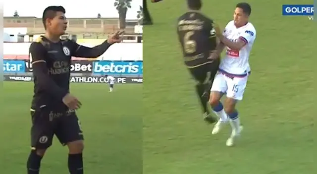 Alfageme se fue expulsado en el Universitario vs Mannucci
