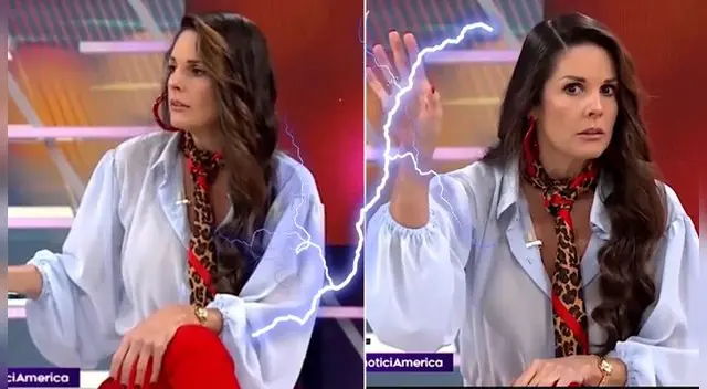Rebeca Escribens sufre cruel broma por sonidos de truenos