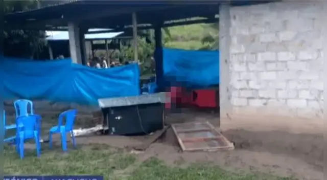 Los terroristas ya habían amenazado a los pobladores del VRAEM. Foto: Captura - Canal N. Los terroristas ya habían amenazado a los pobladores del VRAEM. Foto: Captura - Canal N.