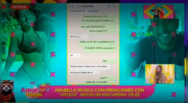 Víctor Salas estaría extorsionando a su expareja con videos y audios íntimos.
