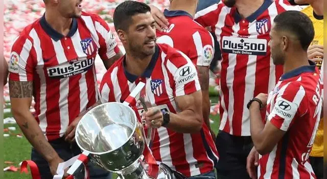 Luis Suárez se proclamó campeón de LaLiga con Atlético Madrid