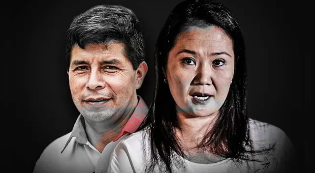 Pedro Castillo y Keiko Fujimori se verán las caras el próximo 30 de mayo en el debate presidencial que programó el Jurado Nacional de Elecciones (JNE). Composición: Fabrizio Oviedo/La República