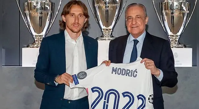 Real Madrid anunció la renovación de Luka Modric por una temporada más Real Madrid anunció la renovación de Luka Modric por una temporada más