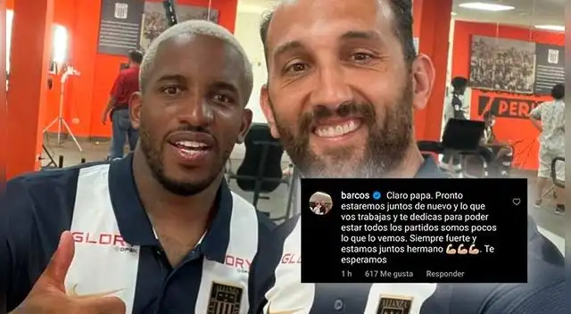 Hernán Barcos y Jefferson Farfán llegaron este 2021 a Alianza Lima. Hernán Barcos y Jefferson Farfán llegaron este 2021 a Alianza Lima.