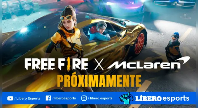 Mclaren y Free Fire muestran nueva colaboración Mclaren y Free Fire muestran nueva colaboración