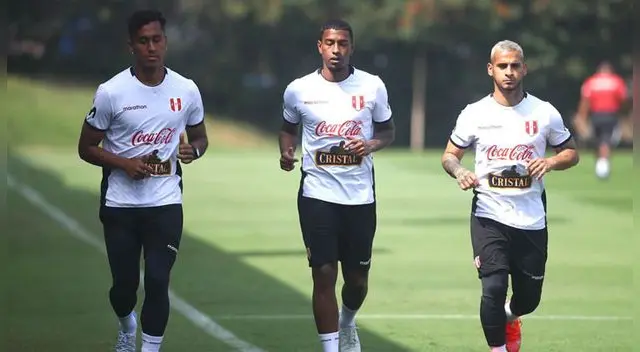 Miguel Trauco, Renato Tapia y Miguel Araujo ya entrenan con Perú