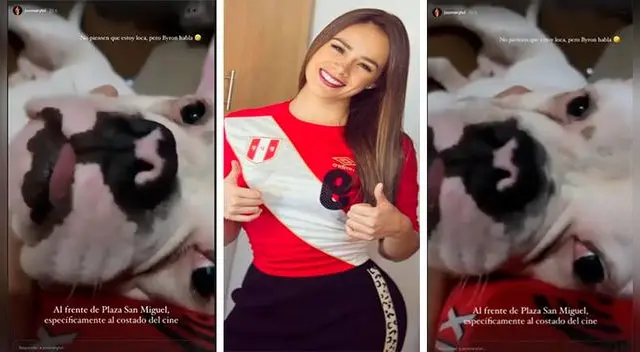 Jossmery Toledo afirma que su perrito Byron habla con ella Jossmery Toledo afirma que su perrito Byron habla con ella