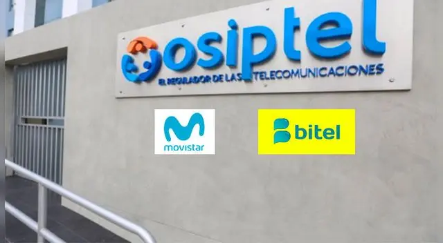 Osiptel multa a Movistar y Bitel